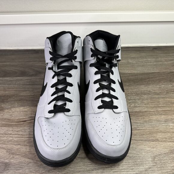 Nike Dunk High By You Mens Size 12 Grey Black Swoosh Shoes Sneakers 2015 CLEAN - Picture 4 of 11